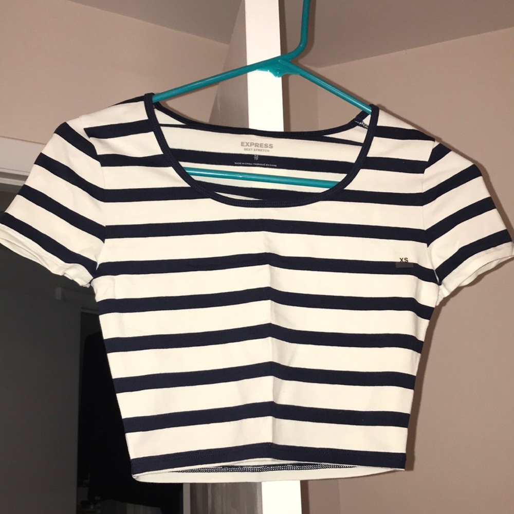 Striped Crop Top